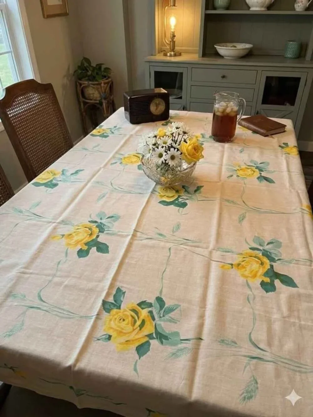 Vintage tablecloth with tags 54